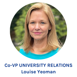 Co-VP University Relations Louise Yeoman