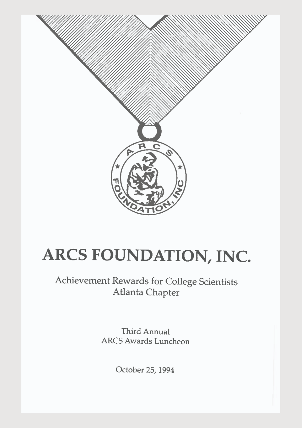 ARCS Atlanta 1994 Scholar Yearbook