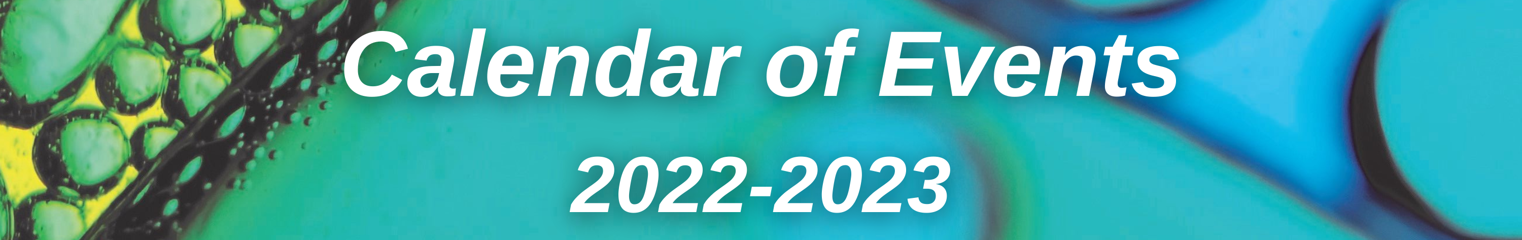 Calendar of Events 2022-2023