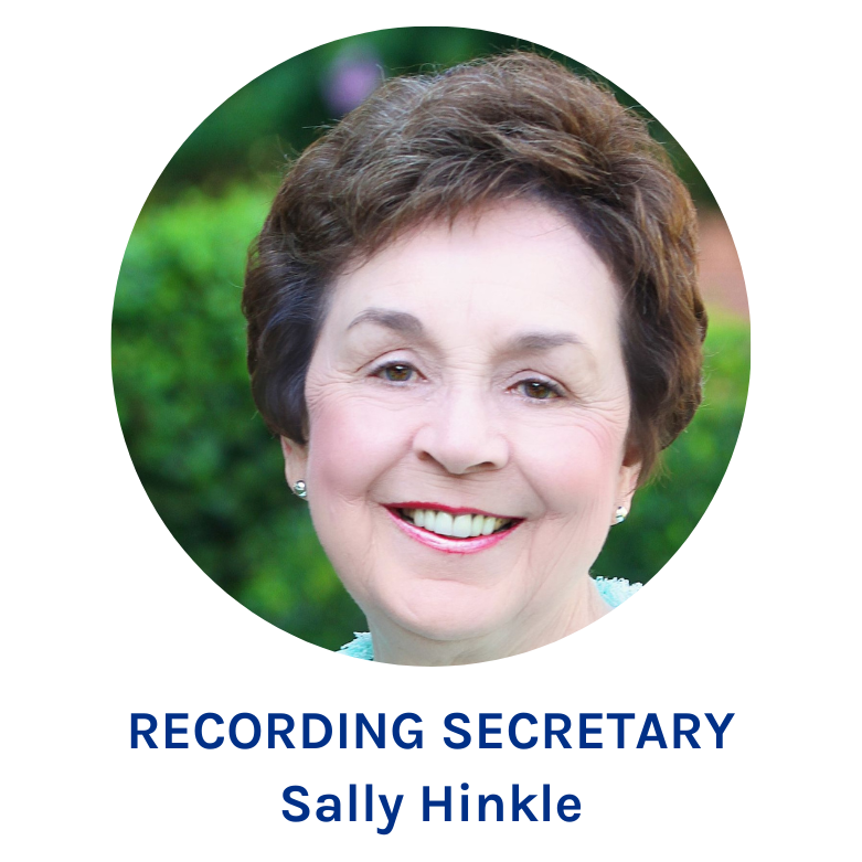 RECORDING SECRETARY – Sally Hinkle